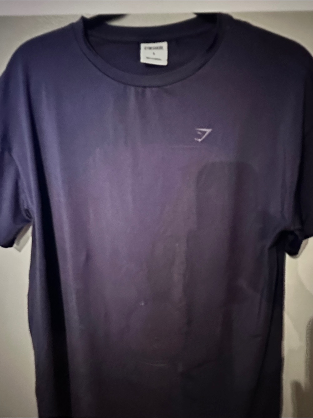 Gymshark Men’s Dark Navy Short Sleeve Logo Tee